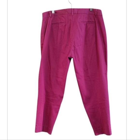 J. Crew Magenta Pants Size 14 - Picture 2 of 4